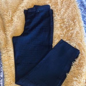 Fendi embroidered pants